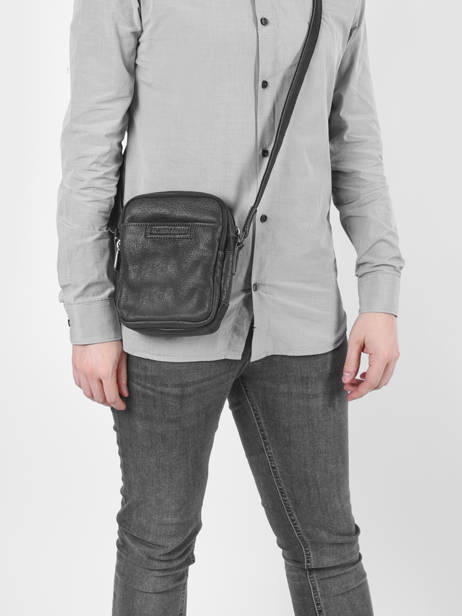 Cross Body Tas Joseph Leder Arthur & aston Zwart marco 7 ander zicht 1